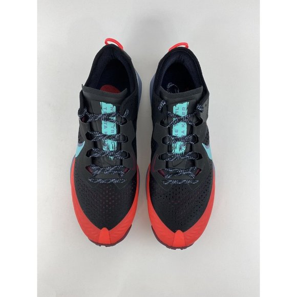 NEW Nike Air Zoom Terra Kiger 7 Men's Trail Running Shoes Black Red Turq - Picture 7 of 12